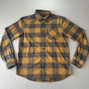 Outdoor Research Kulshan Plaid Flannel Shirt Mens S‎ Gorpcore Hiking trail cabin